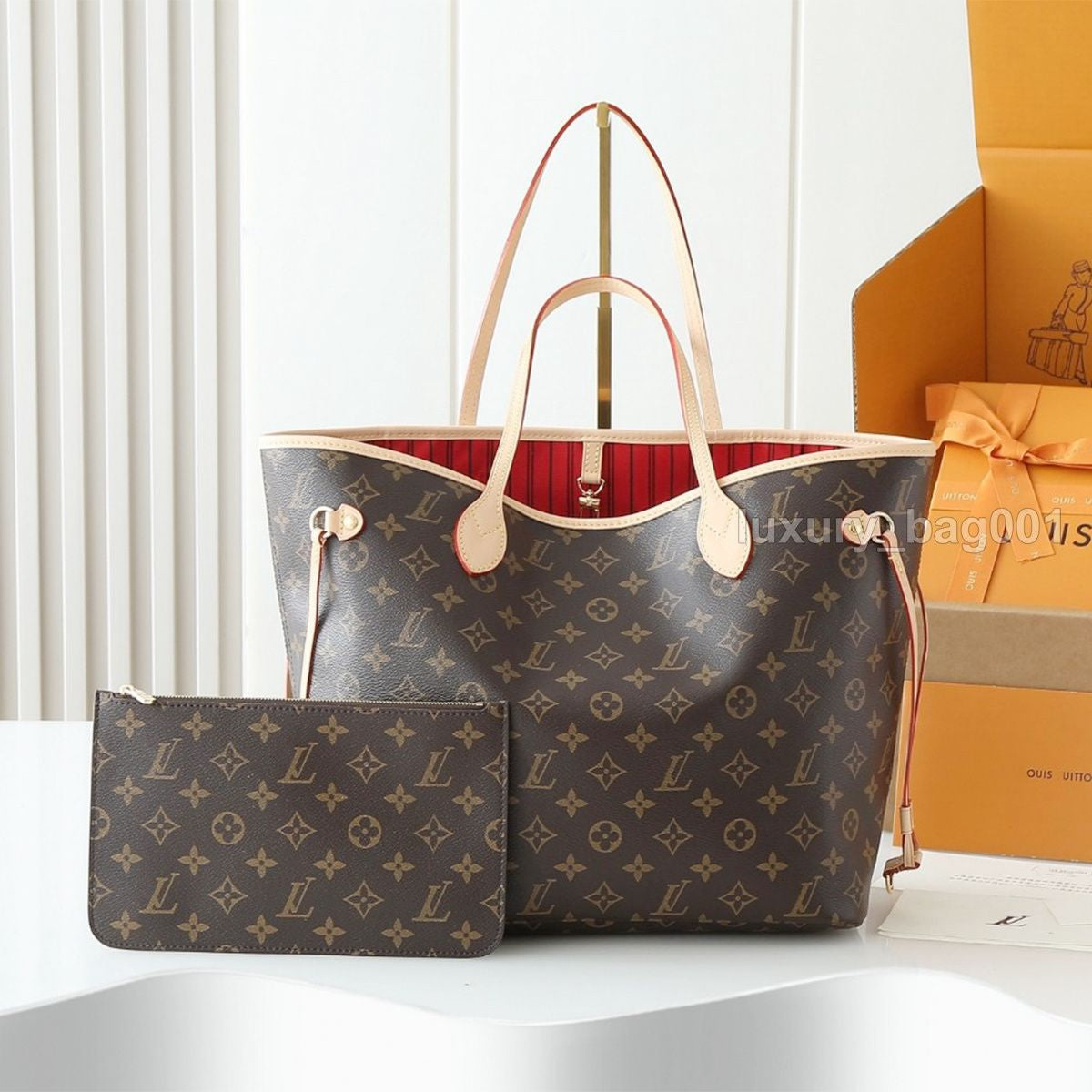 Designer Bag 0Ntheg0 Tote Bag Luxury Bag Two-Color Beach Bag Shoulder Bag High Quality Women'S Handbag Purses Cowhide Leather Crossbody Bag Women Mini Bag Shopping Bag
