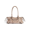 TOP Quality Fine-Grain Leather Horizontal Tote Shoulder Bag