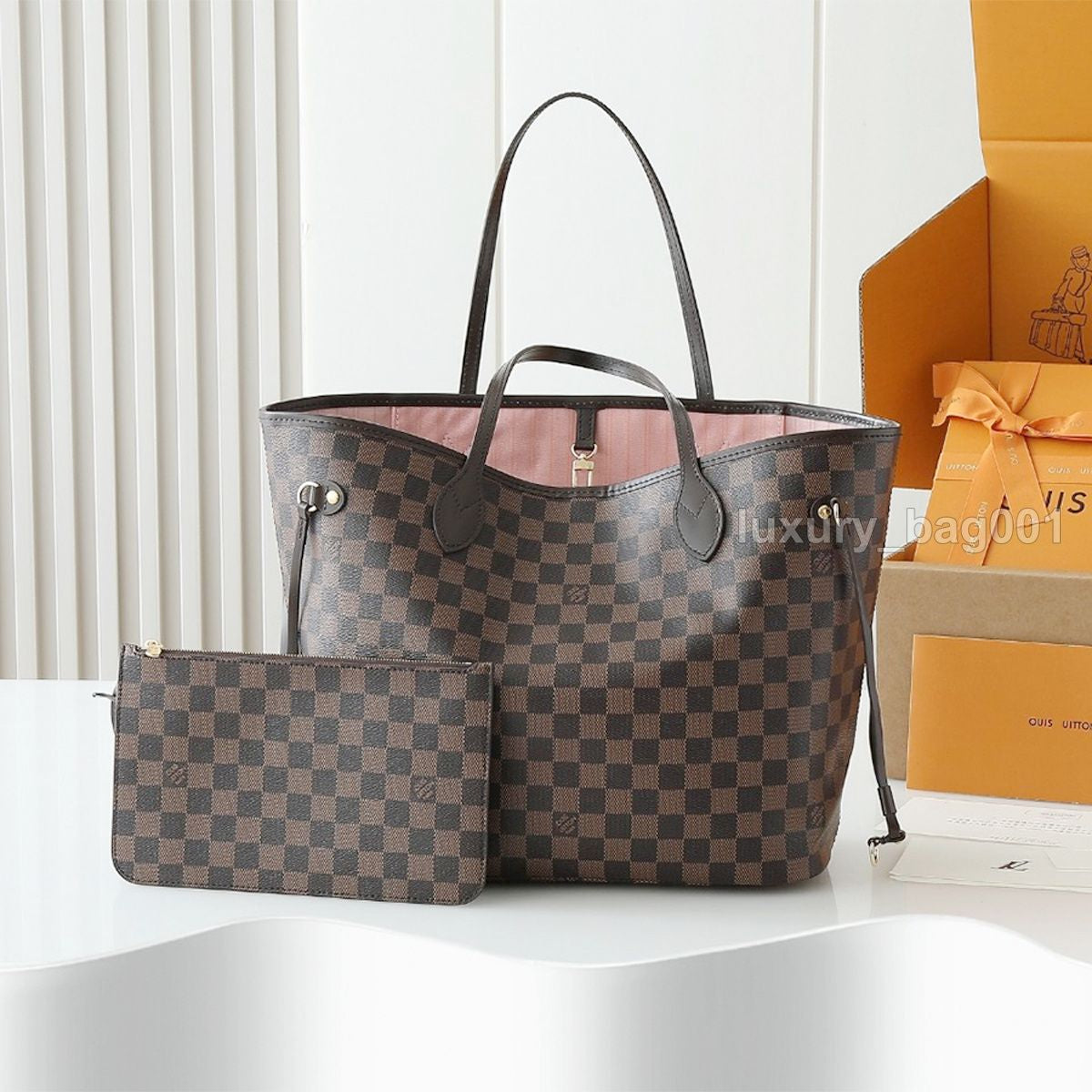 Designer Bag 0Ntheg0 Tote Bag Luxury Bag Two-Color Beach Bag Shoulder Bag High Quality Women'S Handbag Purses Cowhide Leather Crossbody Bag Women Mini Bag Shopping Bag